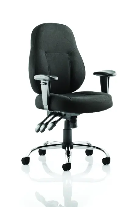 Storm High Back Task Operator Office Chair with Arms